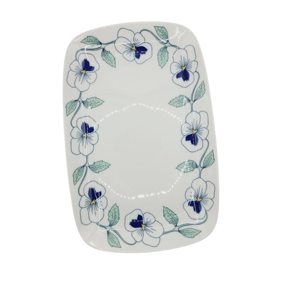 Rorstrand Sweden Sylvia Pattern Lrg Platter Designer Sylvia Leuchovius MCM Rare - Picture 2 of 11